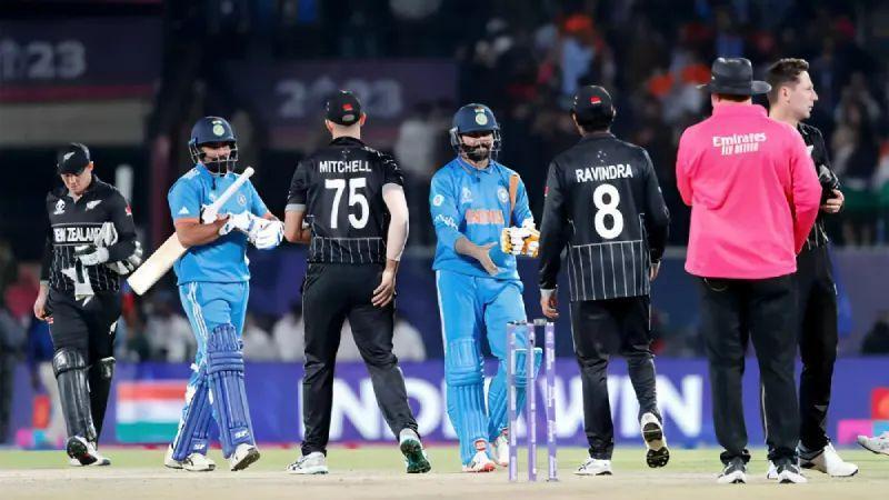 Highest Total Runs Scored by New Zealand in the ODI World Cup 2023, till 40th Match