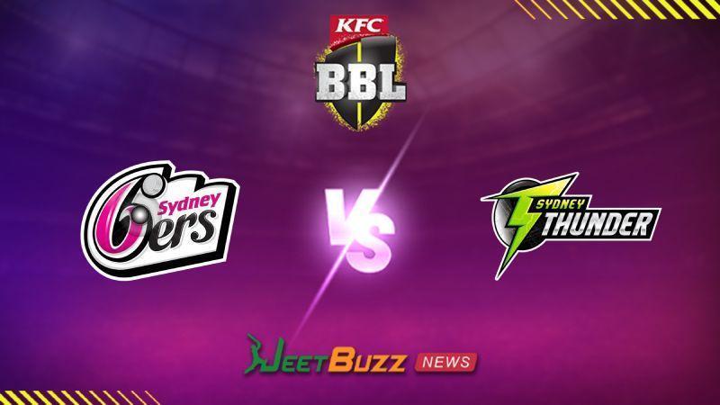 BBL Match Prediction Big Bash League 2024-25 Sydney Sixers vs Sydney Thunder Challenger Jan 24 – who do you think will get the finale ticket