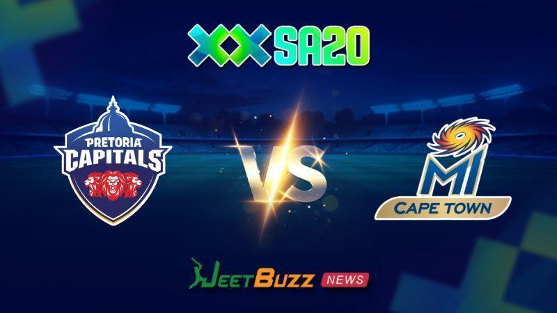 SA20 Match Prediction SA20 League 2025 Pretoria Capitals vs MI Cape Town Match 27 Jan 31 – Can PC get their 3rd win in this match
