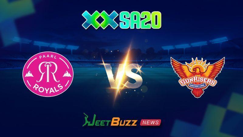 SA20 Match Prediction SA20 League 2025 Paarl Royals vs Sunrisers Eastern Cape Qualifier 2 Feb 06 – Let’s see who will get the 2nd finale ticket. 