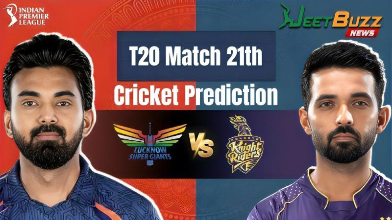 IPL 2025 | Lucknow Super Giants vs Kolkata Knight Riders | 21st Match Prediction | KKR vs LSG – Who will win today’s IPL Match? (SEO image)