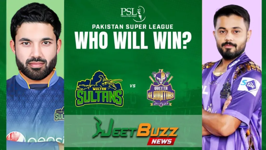 PSL 2025 | Quetta Gladiators vs Multan Sultans 18th Match Prediction | QG vs MS – Who will win today’s PSL Match?