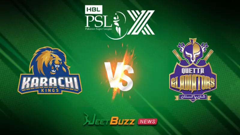PSL Match Prediction Pakistan Super League 2025 Karachi Kings vs Quetta Gladiators Match 8 April 18 – Which team will secure their second win, KK or QG