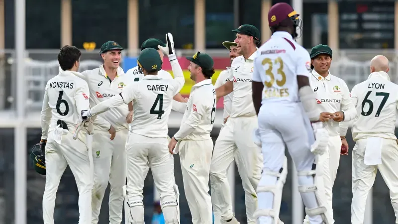 Cricket Match Highlights | Australia tour of West Indies 2025 (1st Test) – 25 June: West Indies vs Australia | AUS Crush WI by 159 Runs in Barbados Test as Hazlewood, Head Shine Bright.