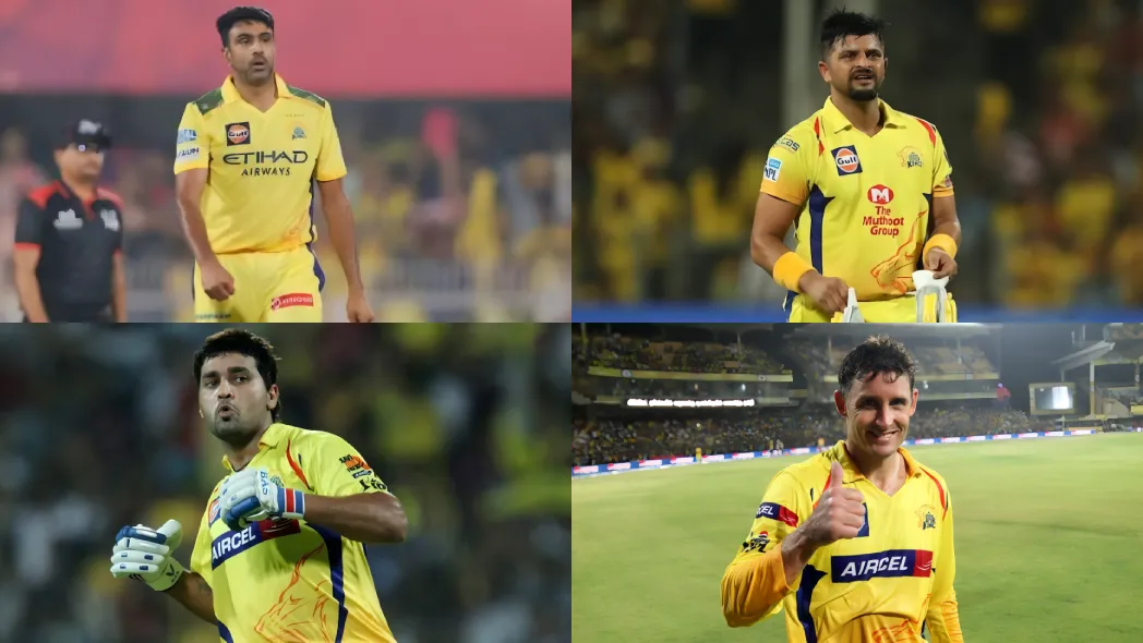 From Debut to Farewell Players Who Began and Ended Their IPL Ride with Chennai