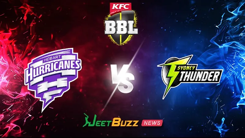 BBL 2025-26: Match 3, HH vs ST Match Prediction – Who will win today’s BBL Match between Hobart Hurricanes vs Sydney Thunder?