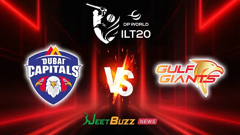 DC vs GG Match Prediction | ILT20 2026 | 5th Match | Dec 06 – Who will win today’s ILT20 match between Dubai vs Gulf?