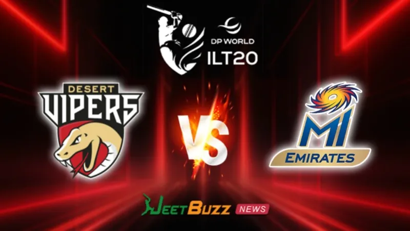 DV vs MIE Match Prediction | ILT20 2025-26 | 9th Match | Dec 09 – Who will win today’s ILT20 match between Vipers vs Emirates?