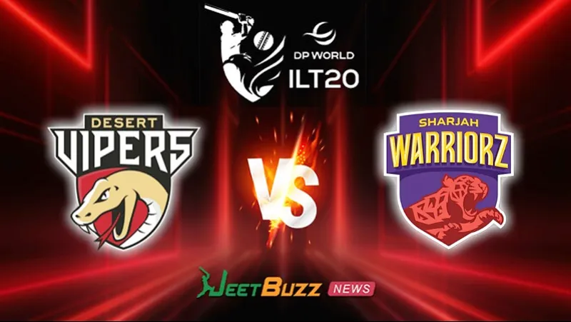 DV vs SW Match Prediction | ILT20 2026 | 22nd Match | Dec 20 – Who will win today’s ILT20 match between Vipers vs Sharjah?