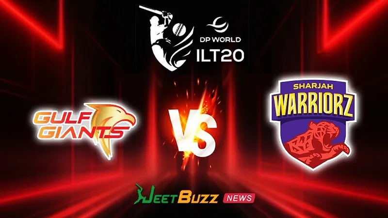 GG vs SW Match Prediction | ILT20 2026 | 10th Match | Dec 10 – Who will win today’s ILT20 match between Gulf vs Sharjah?