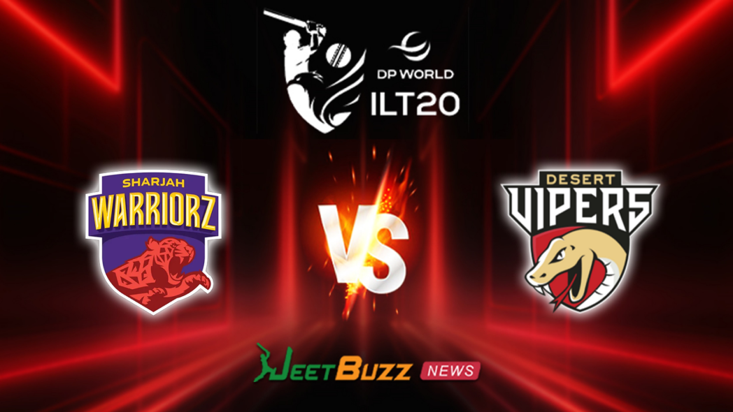 Sharjah Warriorz vs Desert Vipers Prediction ILT20 2026 28th Match Dec 26 – Who will win today’s ILT20 match between SW vs DV
