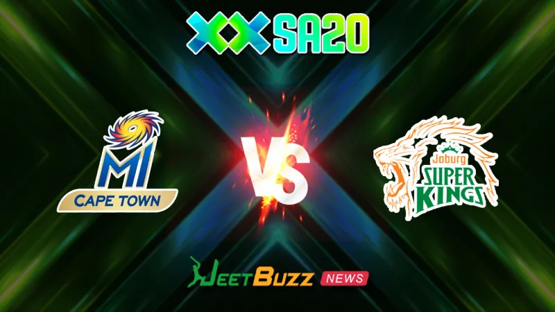 MI Cape Town vs Joburg Super Kings Prediction | SA20 2025-26 | 15th Match | Jan 06 – Who will win today’s SA20 Match Prediction between MICT vs JSK?
