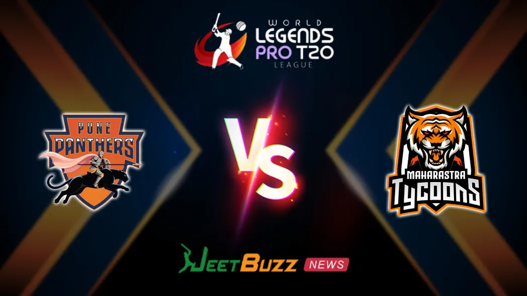 Pune Panthers vs Maharashtra Tycoons Match Prediction World Legends Pro T20 League 2026 12th Match Feb 1 – Who will win today’s match between PPT vs MRT