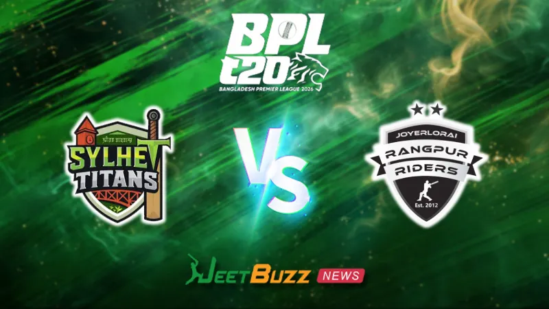 Sylhet Titans vs Rangpur Riders | BPL 2025-26 | 23rd Match | Jan 12 – Who will win today’s BPL Match Prediction between Sylhet vs Rangpur?