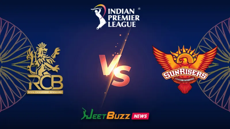 IPL 2026 Match 1, RCB vs SRH Match Prediction March 28 – Who will win today’s IPL Match between Royal Challengers Bengaluru vs Sunrisers Hyderabad (SEO image)