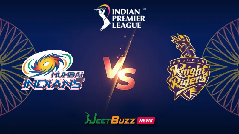 IPL 2026: Match 2, MI vs KKR Match Prediction | March 29 – Who will win today’s IPL Match between Mumbai Indians vs Kolkata Knight Riders? (SEO image)