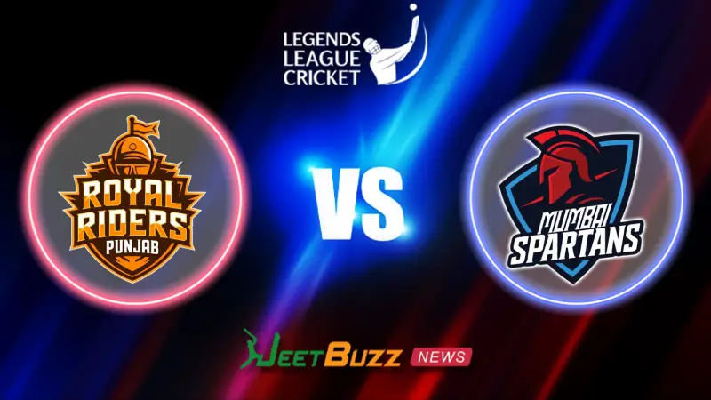 Royal Riders Punjab vs Mumbai Spartans Prediction | LLC 2026 | Semi Final 2 | March 26 – Who will win today’s LLC Prediction between RRP vs MS? (SEO image)