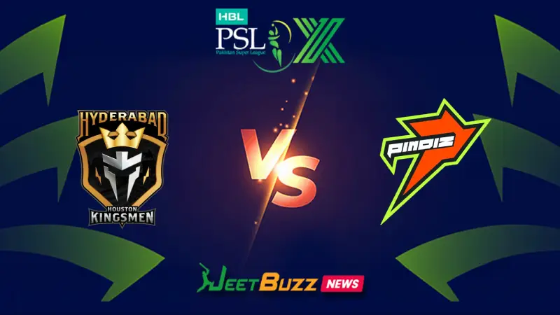 Hyderabad Kingsmen vs Rawalpindiz | PSL Prediction | 24th Match | April 16 – Who will win today’s PSL Match between HHK vs RWP? (SEO image)