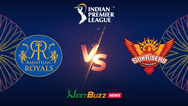 IPL 2026: Match 36, RR vs SRH Match Prediction | April 25 – Who will win today’s IPL Match between Rajasthan Royals vs Sunrisers Hyderabad? (SEO image)