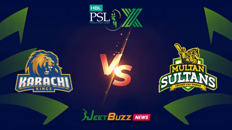 Karachi Kings vs Multan Sultans | PSL Prediction | 28th Match | April 19 – Who will win today’s PSL Match between KK vs MS? (SEO image)
