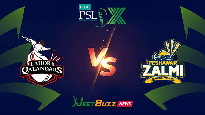 Lahore Qalandars vs Peshawar Zalmi | PSL Prediction | 19th Match | April 11 – Who will win today’s PSL Match between LQ vs PZ? (SEO image)