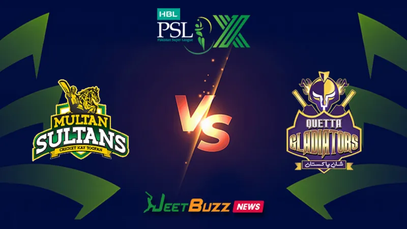 Multan Sultans vs Quetta Gladiators | PSL Prediction | 13th Match | April 05 – Who will win today’s PSL Match between MS vs QG? (SEO image)