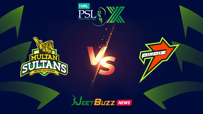 Multan Sultans vs Rawalpindiz | PSL Prediction | 31st Match | April 21 – Who will win today’s PSL Match between MS vs RWP? (SEO image)