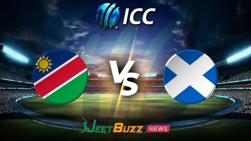 Namibia vs Scotland Prediction Today | Scotland tour of Namibia 2026 | 1st T20I | April 15 – Who will win today’s T20 match between NAM vs SCOT? (SEO image)