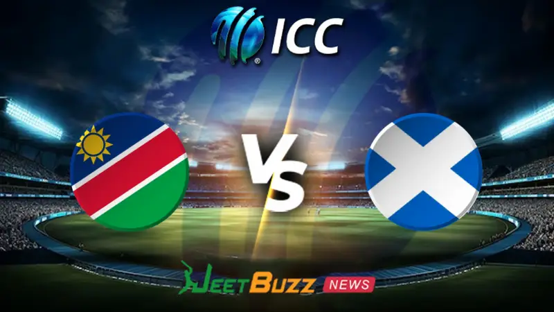 Namibia vs Scotland Prediction Today | Scotland tour of Namibia 2026 | 2nd T20I | April 17 – Who will win today’s T20 match between NAM vs SCOT? (SEO image)