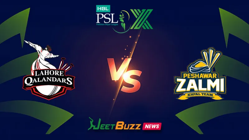 PSL 2026: Match 38, LQ vs PZ Match Prediction – Who will win today’s PSL match between Lahore Qalandars vs Peshawar Zalmi? (SEO image)