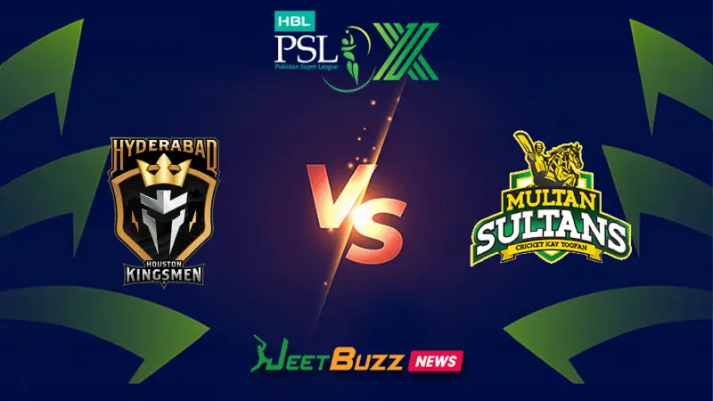 PSL 2026: Eliminator 1, HHK vs MS Match Prediction – Who will win today’s PSL match between Hyderabad Kingsmen vs Multan Sultans? (SEO image)