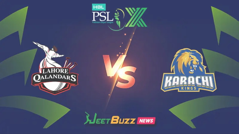 PSL 2026: Match 35, LQ vs KK Match Prediction – Who will win today’s PSL match between Lahore Qalandars vs Karachi Kings? (SEO image)