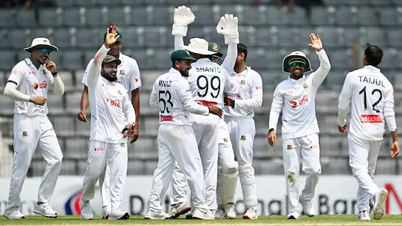 Bangladesh vs Pakistan 2nd Test Highlights: Bangladesh Complete Historic 2-0 Sweep as Litton Das, Taijul Islam Sink Pakistan (SEO image)
