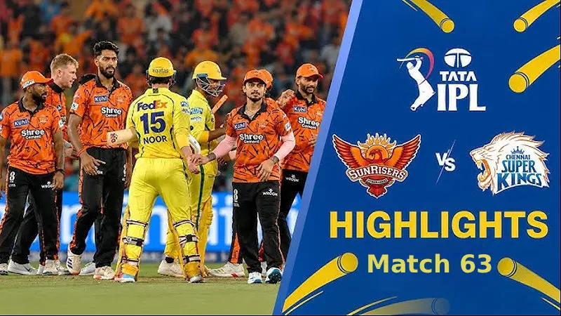 CSK vs SRH Highlights, IPL 2026: SRH Beat CSK by 5 Wickets as Ishan Kishan Leads Calm Run Chase (SEO image)