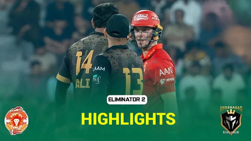 HHK vs IU Highlights, PSL 2026: Hunain Shah Holds Nerve As Hyderabad Kingsmen Clinch 2-Run Win (SEO image)