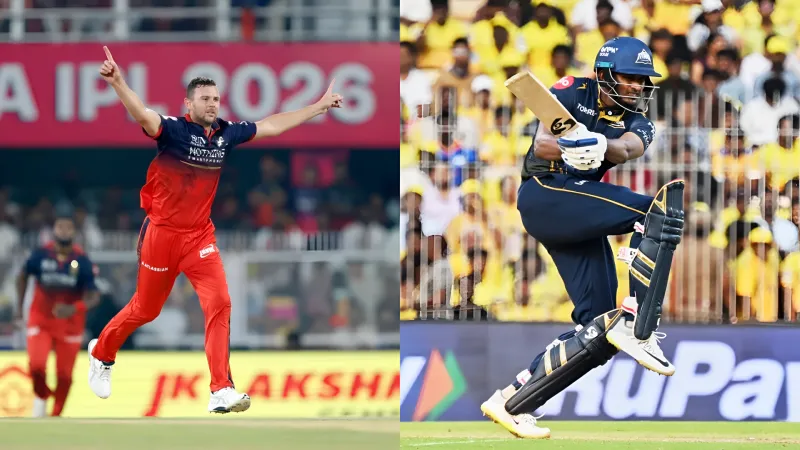 How Hazlewood’s Bounce Became Sai Sudharsan’s Biggest IPL 2026 GT vs RCB Gift (SEO image)
