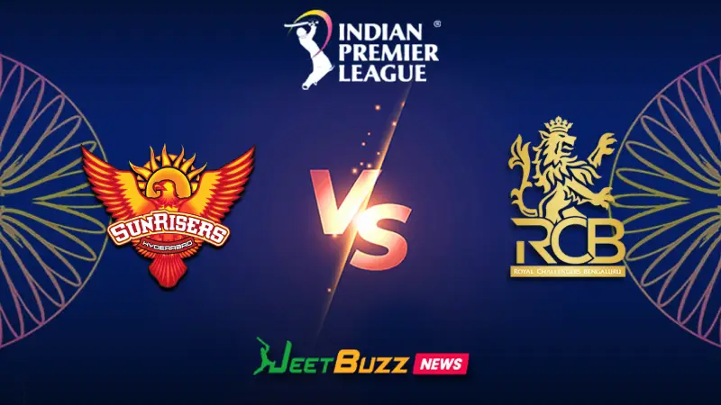 IPL 2026: Match 67, SRH vs RCB Match Prediction | May 22 – Who will win today’s IPL Match between Sunrisers Hyderabad vs Royal Challengers Bengaluru? (SEO image)