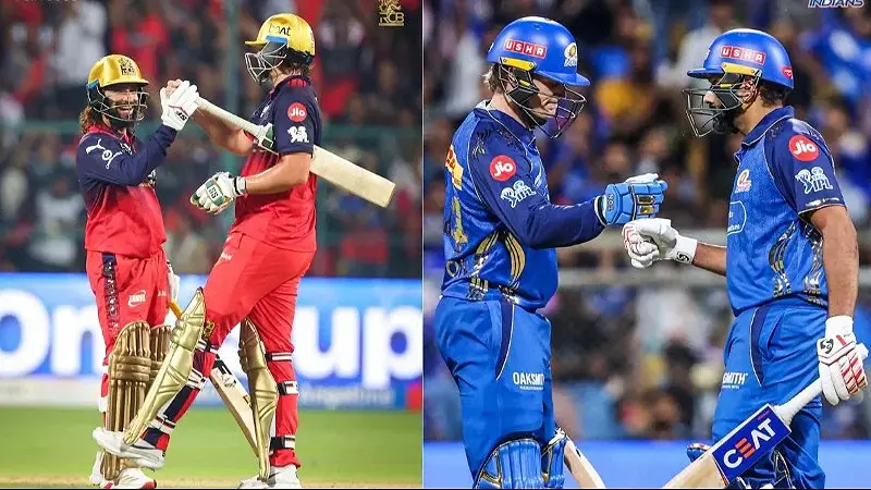 MI vs RCB Highlights, IPL 2026: Bhuvneshwar Kumar’s 4-Wicket Spell, Krunal Pandya Fifty Sink MI in Thriller (SEO image)