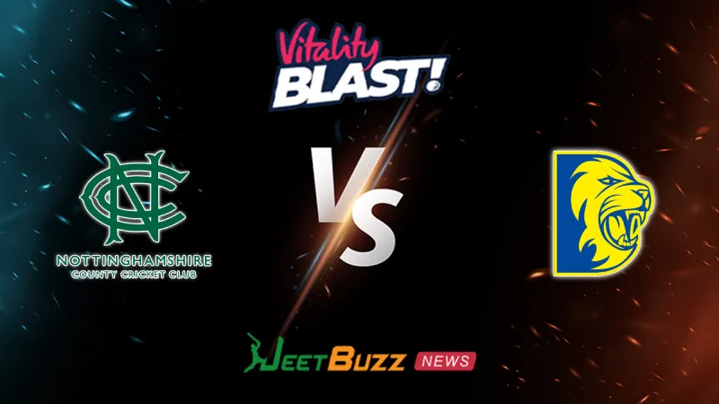 Nottinghamshire vs Durham Prediction | Vitality Blast 2026 | North Group | May 31 – Who will win today’s match between NOT vs DUR? (SEO image)