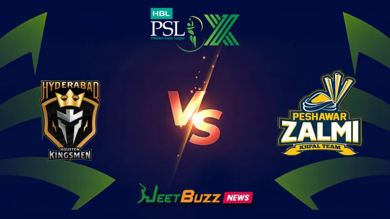 PSL 2026: Final, HHK vs PZ Match Prediction – Who will win today’s PSL match between Hyderabad Kingsmen vs Peshawar Zalmi? (SEO image)