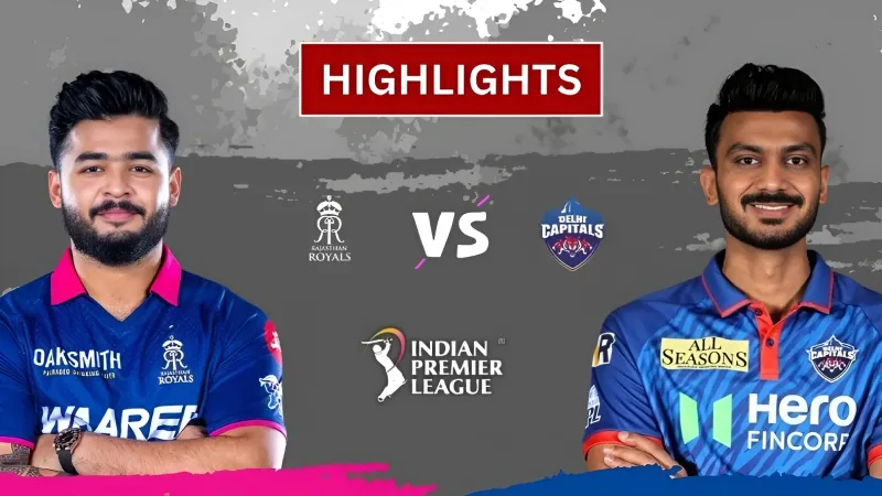 RR vs DC Highlights, IPL 2026: KL Rahul’s 40-Ball 75 Powers Delhi Capitals to Massive Victory (SEO image)