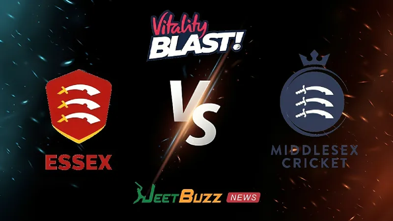 Sussex vs Middlesex Prediction | Vitality Blast 2026 | South Group | May 30 – Who will win today’s match between SUS vs MID? (SEO image)