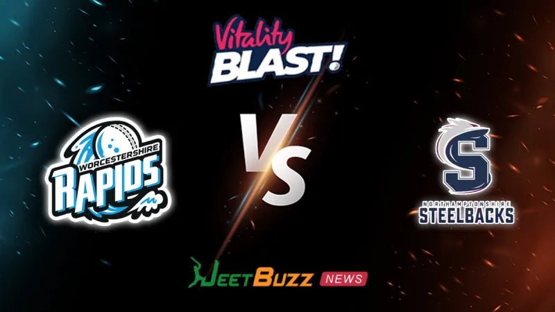 Worcestershire vs Northamptonshire Prediction | Vitality Blast 2026 | 15th Match | May 24 – Who will win today’s match between WOR vs NOR? (SEO image)