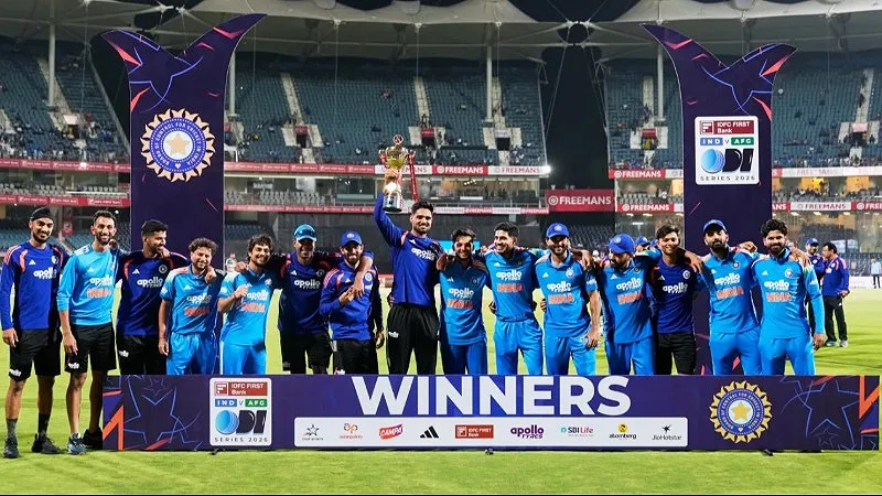 AFG vs IND Highlights, Afghanistan tour of India 2026: Jaiswal Blasts Century as India Cruise to Massive 9-Wicket Win Over Afghanistan (SEO image)