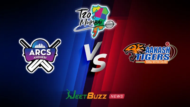 Arcs Andheri vs Aakash Tigers Mws Prediction | T20 Mumbai 2026 | 13th Match | June 07 – Who will win today’s T20 match between AA vs ATMWS? (SEO image)