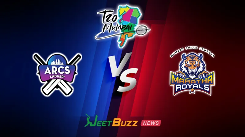 Arcs Andheri vs Msc Maratha Royals Prediction | T20 Mumbai 2026 | 20th Match | June 10– Who will win today’s T20 match between AA vs MSCMR? (SEO image)