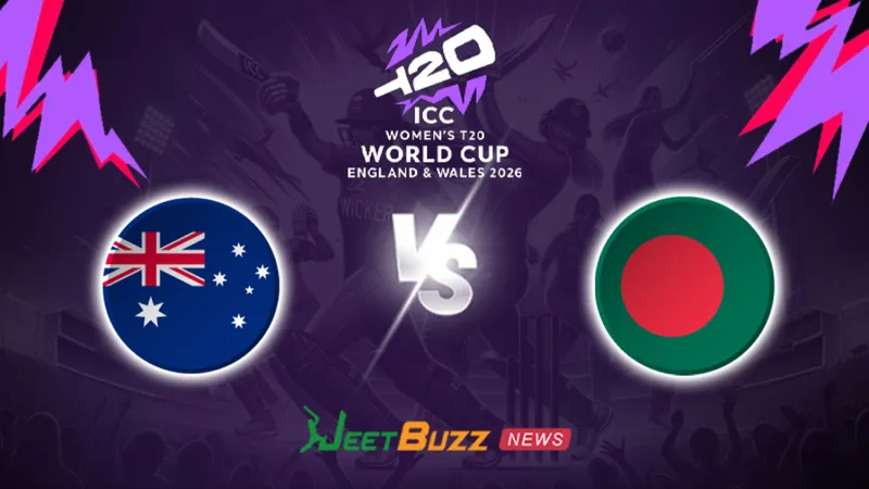 Australia Women vs Bangladesh Women Match Prediction | Women’s T20WC 2026 | 9th Match | June 17 – Who will win today’s T20 match between AUS-W vs BAN-W? (SEO image)