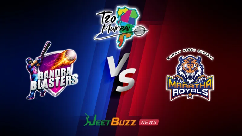 Bandra Blasters vs Msc Maratha Royals Prediction | T20 Mumbai 2026 | 11th Match | June 6 – Who will win today’s T20 match between BB vs MSCMR? (SEO image)
