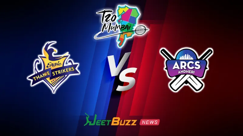 Eagle Thane Strikers vs Arcs Andheri Prediction | T20 Mumbai 2026 | 9th Match | June 05 – Who will win today’s T20 between ETS vs AA? (SEO image)