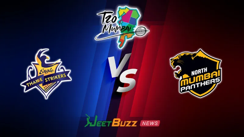 Eagle Thane Strikers vs North Mumbai Panthers Prediction | T20 Mumbai 2026 | 14th Match | June 07– Who will win today’s T20 match between ETS vs NMP? (SEO image)